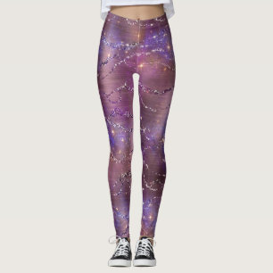A Shimmering Galaxy Series Design 5 Leggings
