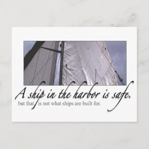 A Ship in the Harbour Postcard