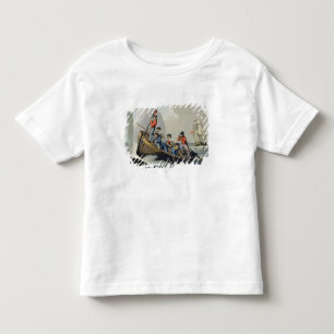 A Ship's Boat Attacking a Whale, engraved by Matth Toddler T-Shirt