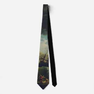 A Shipwreck in Stormy Seas by Claude-Joseph Vernet Tie
