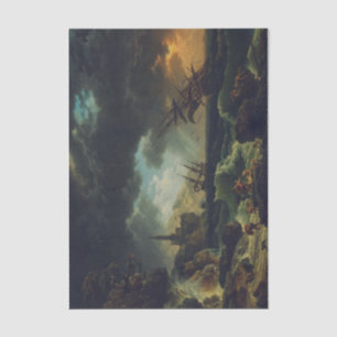 A Shipwreck in Stormy Seas by Claude-Joseph Vernet Tissue Paper