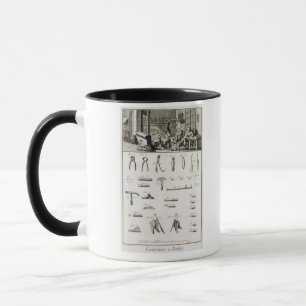 A shoe and bootmaker and their tools, from the 'En Mug