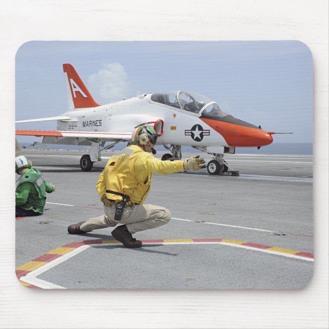 A shooter aboard the aircraft carrier mouse pad (Front)
