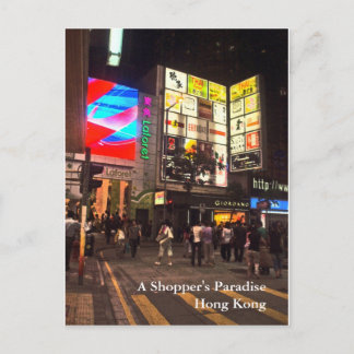 A Shopper's Paradise, Hong Kong Postcard