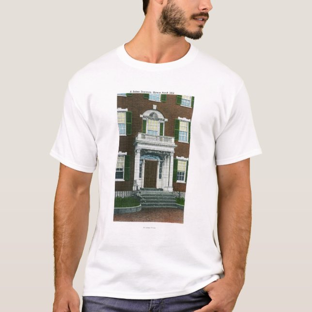 A Shreve Porch, Salem Doorway View T-Shirt (Front)