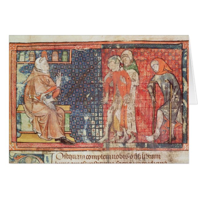A sick man and a crippled man presented to (Front Horizontal)