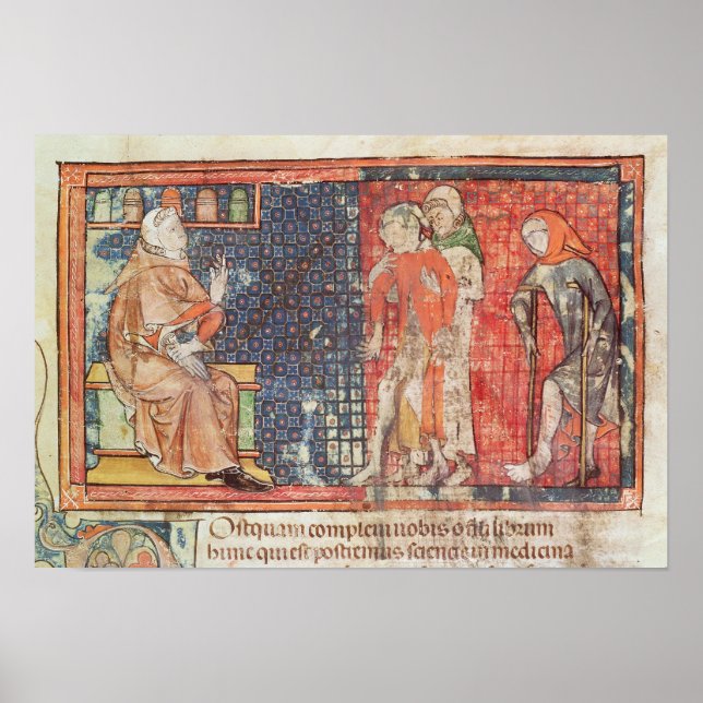 A sick man and a crippled man presented to poster (Front)