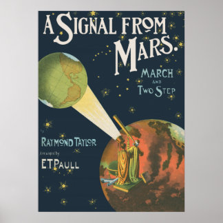 A Signal From Mars Poster