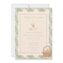 A Silly Little Goose Is on the Way Shower invite