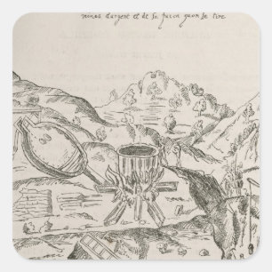 A Silver Mine' Square Sticker