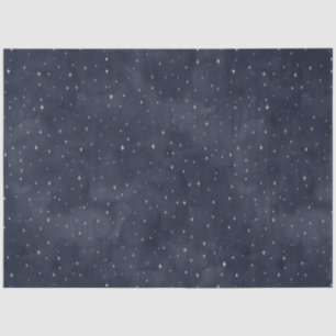 A Silver Starry Night Series Design 10 Tissue Paper