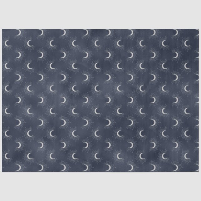 A Silver Starry Night Series Design 7 Tissue Paper (Front)