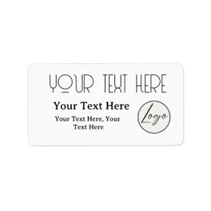 A simple custom business template in a modern label