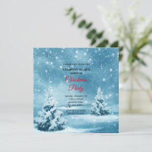 A simple  elegant Christmas party invitation 
