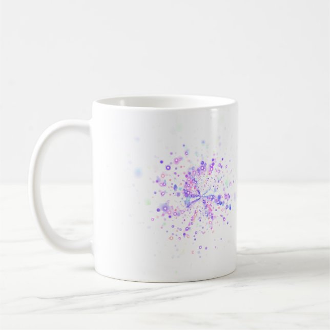  A Simple Elegant Floral Vine Pattern Coffee Mug (Left)
