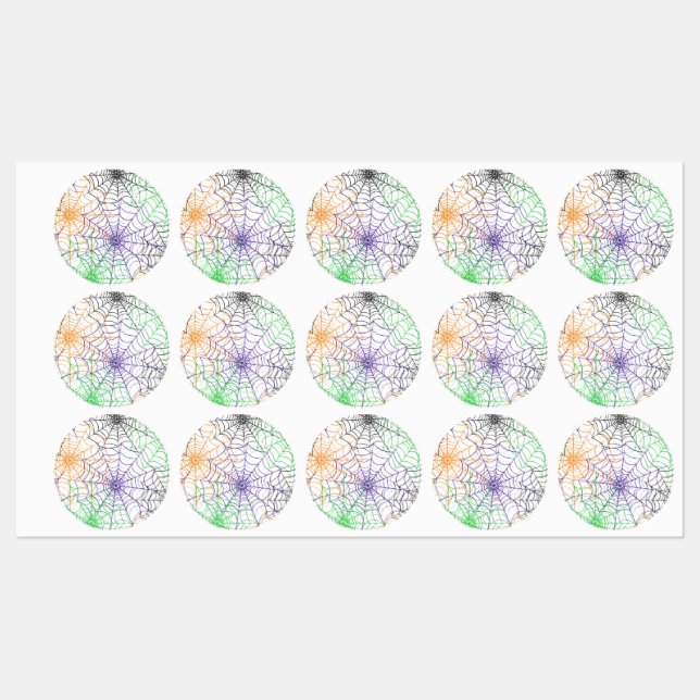 A Simple Halloween Spider's Web Pattern (Sheet)