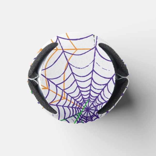 A Simple Halloween Spider's Web Pattern Can Cooler (Bottom)