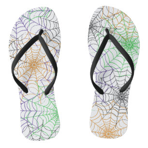 A Simple Halloween Spider's Web Pattern Thongs