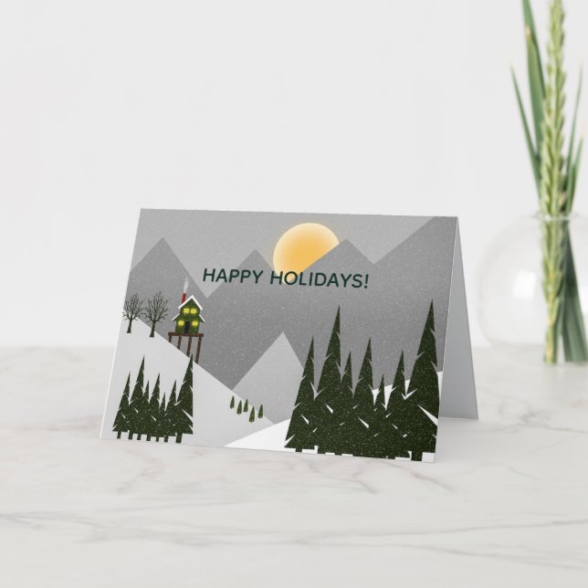 A SIMPLE HOLIDAY CARD (Front)