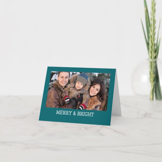 A SIMPLE HOLIDAY PHOTO Card (Front)