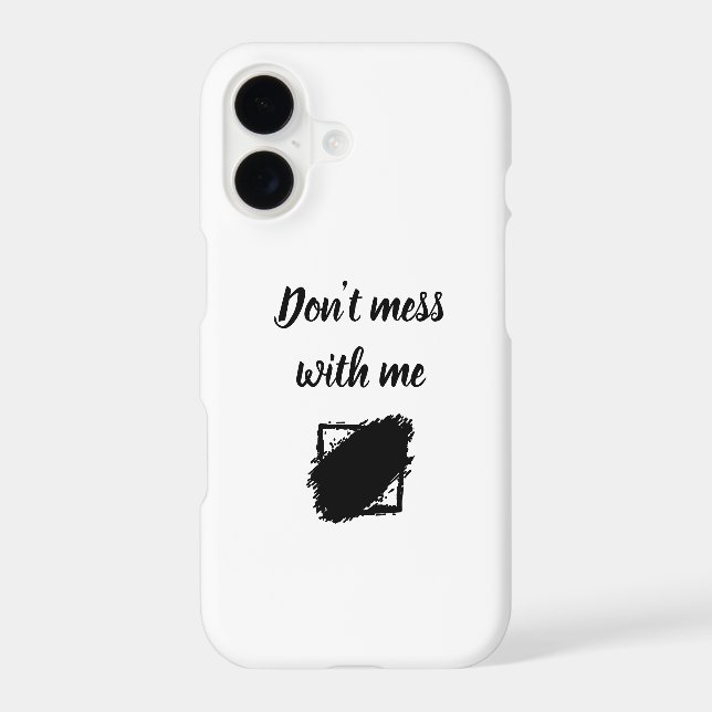 A simple iPhone case with a touch of luxury (Back)