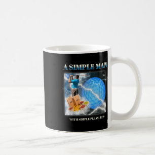 A Simple Man With Simple Pleasures-funny Golf Mens Coffee Mug