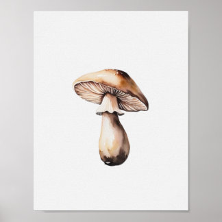 A simple mushroom Poster