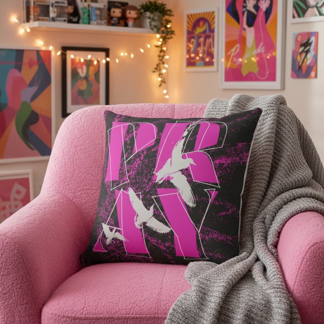 A Simple Reminder PRAY Christian Faith Cushion (Soft vibes, bold attitude. PRAY turns any room into a whole mood.)