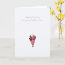 A Simple Sending you Love/ Sympathy Card