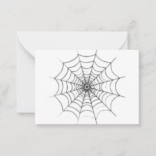 A Simple Spider's Web Card