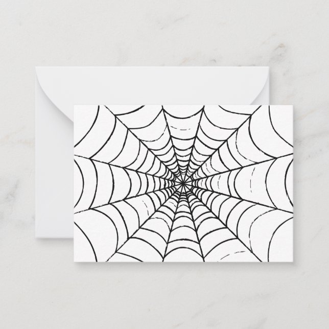 A Simple Spider's Web - Close Up Card (Front)