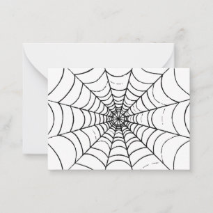 A Simple Spider's Web - Close Up Card