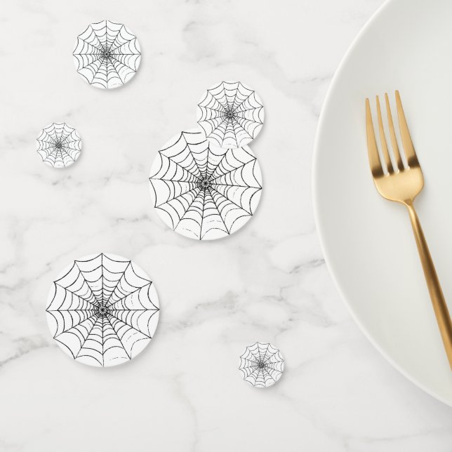 A Simple Spider's Web Confetti (Group)