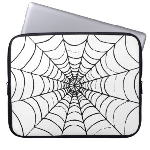 A Simple Spider's Web Laptop Sleeve