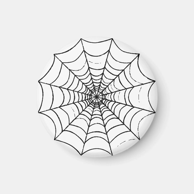 A Simple Spider's Web Magnet (Front)