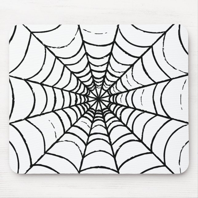 A Simple Spider's Web Mouse Pad (Front)
