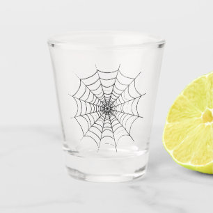 A Simple Spider's Web Shot Glass