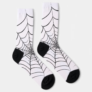 A Simple Spider's Web Socks