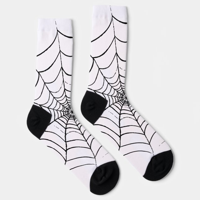 A Simple Spider's Web Socks (Right)
