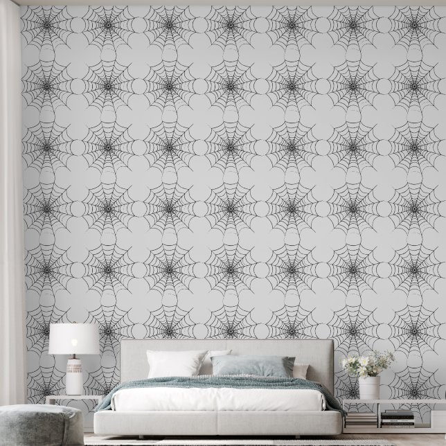 A Simple Spider's Web. Wallpaper (Bedroom)