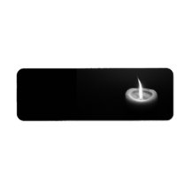 A Single Candle in the Dark Return Address Labels