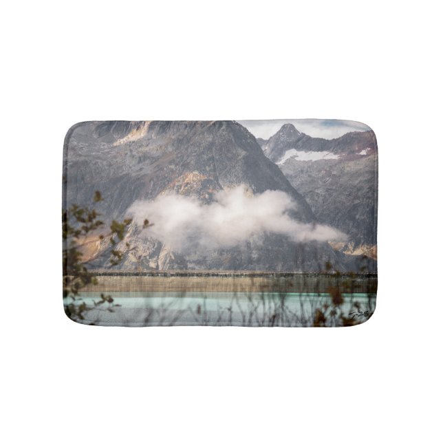 A Single Cloud Over a Lake Bath Mat (Front)