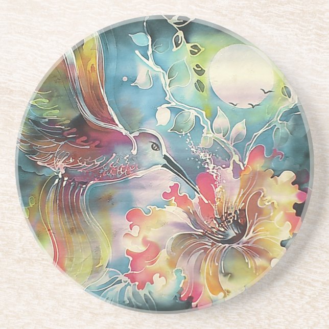 A Single Hummingbird Coaster (Front)