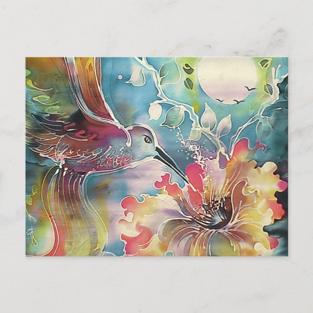 A Single Hummingbird Postcard (Front)