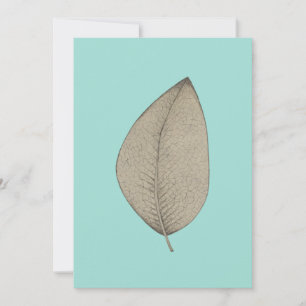 A single leaflet invitation