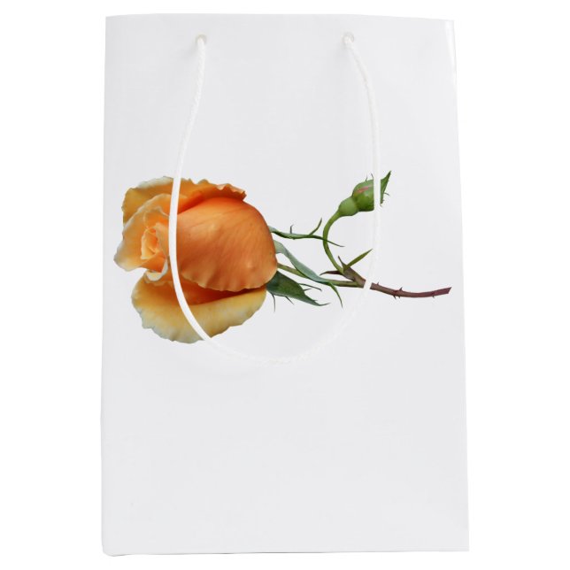 A single rose cutting         medium gift bag (Front)