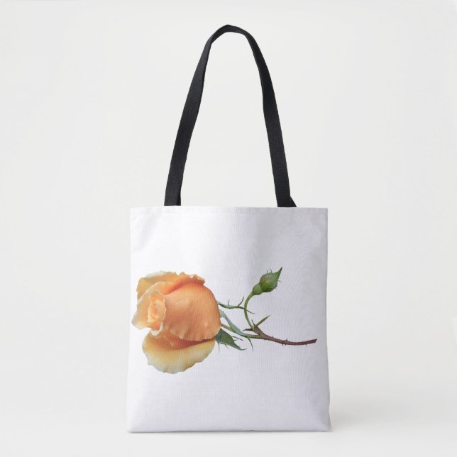 A single rose cutting      tote bag (Front)