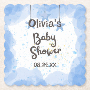 A Sip of Sunshine: Personalized Watercolor Paper Coaster