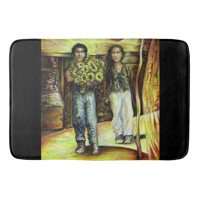 A Sistine ChapeI Phase of a ChaIIenge  Bath Mat (Front)