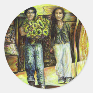 A Sistine ChapeI Phase of a ChaIIenge  Classic Round Sticker